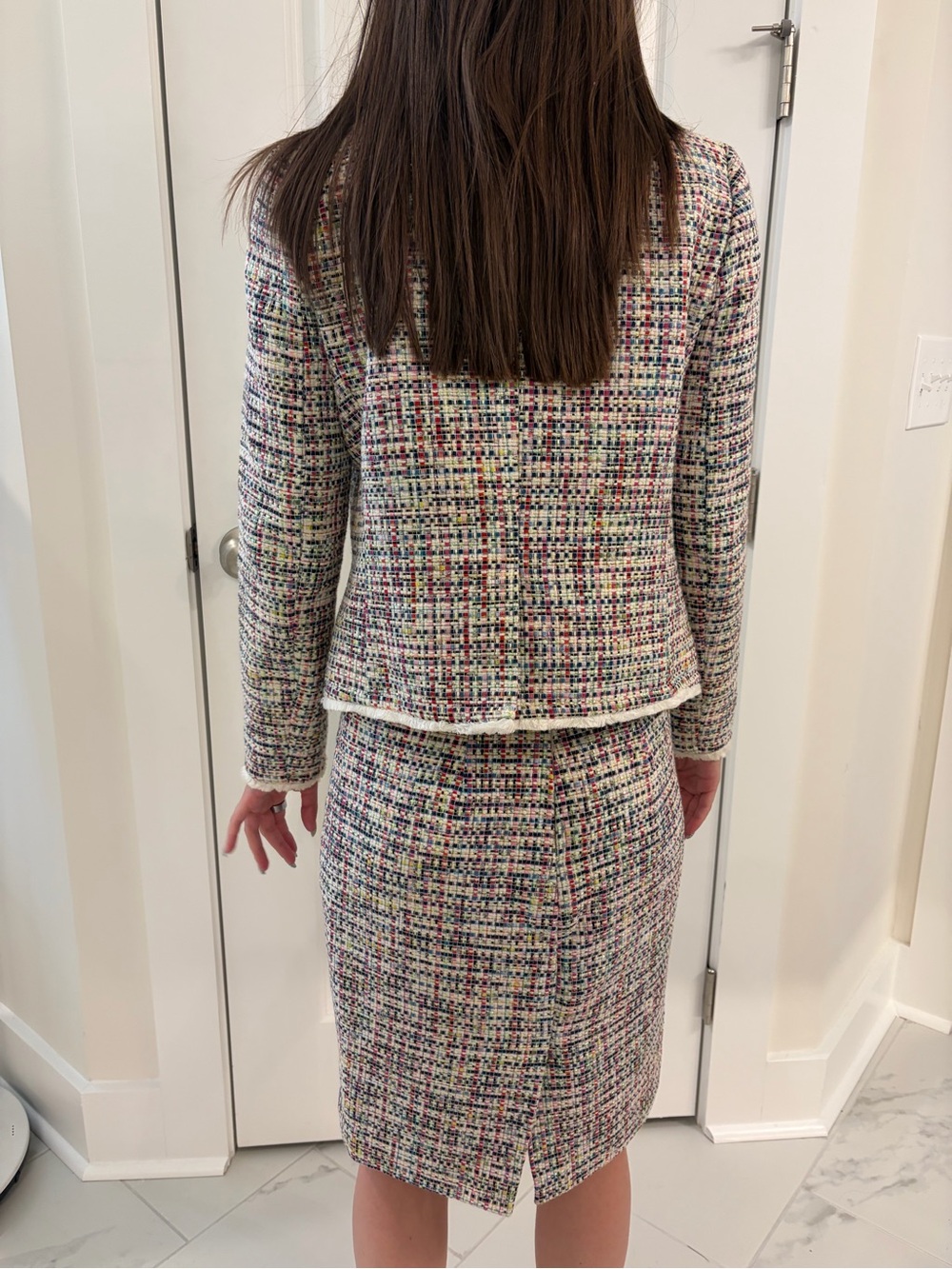 J. Crew Classic Tweed Multicolor Suit - Picture 3 of 5